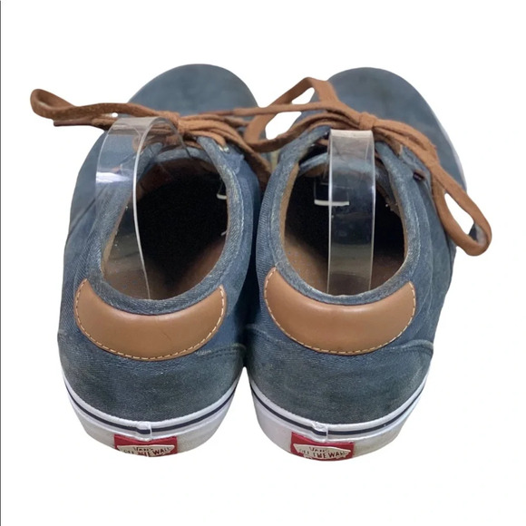 Vans Chambray Chima Ferguson Washed Out Low Top Sneakers - Picture 13 of 16